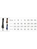Contrast color V-neck long-sleeved dress
