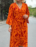 Casual Swing Print Dress
