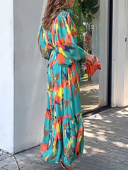 Lapel single-breasted dress