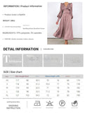 Retro V-neck waist dress