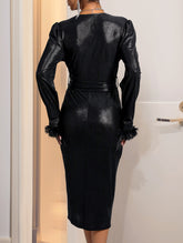 Retro Party Sexy V-neck Slit Dress