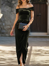 Strapless bodycon maxi dress