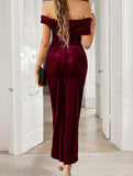 Strapless bodycon maxi dress
