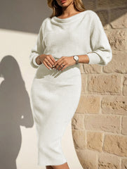 ELEGANT SLIM FIT KNIT DRESS
