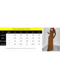 Plus-size ribbed elegant V-neck dress for women