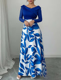 Vintage Loose Fit Printed Maxi Dress_CWDMD02067