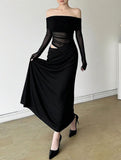 French-style elegant slim-fit dress for women_CWDMD02150