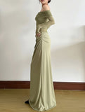French-style elegant slim-fit dress for women_CWDMD02150