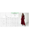 Slim-fitting, deep V-neck, sexy lantern sleeve dress_CWDMD02217