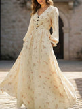 Floral Loose Casual Maxi Dress
