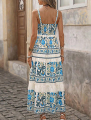 Boho Print Cami Maxi Dress_CWDMD02743