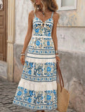 Boho Print Cami Maxi Dress_CWDMD02743