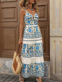 Boho Print Cami Maxi Dress_CWDMD02743