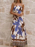 Tropical Print Cami Maxi Dress_CWDMD02795
