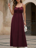Drawstring Loose Cami Maxi Dress_CWDMD02896