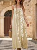 Backless Cami Lounge Maxi Dress_CWDMD02897