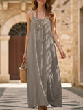 Backless Cami Lounge Maxi Dress_CWDMD02897