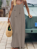 Backless Cami Lounge Maxi Dress_CWDMD02897
