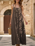 Backless Cami Lounge Maxi Dress_CWDMD02897
