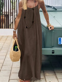 Backless Cami Lounge Maxi Dress_CWDMD02897