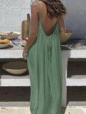 Backless Cami Lounge Maxi Dress_CWDMD02897