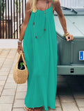Backless Cami Lounge Maxi Dress_CWDMD02897