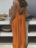 Backless Cami Lounge Maxi Dress_CWDMD02897