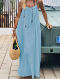 Backless Cami Lounge Maxi Dress_CWDMD02897