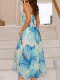 Floral Print Flowy Cami Maxi Dress_CWDMD02926