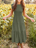 Flutter Sleeve Tiered Mini Dress_CWDMD02934