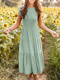 Flutter Sleeve Tiered Mini Dress_CWDMD02934