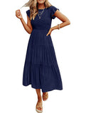 Flutter Sleeve Tiered Mini Dress_CWDMD02934