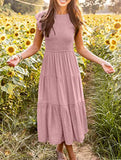 Flutter Sleeve Tiered Mini Dress_CWDMD02934