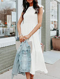 Flutter Sleeve Tiered Mini Dress_CWDMD02934