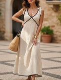 Backless Sleeveless Midi Dress_CWDMD02965