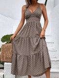 HANGING STRAP PRINTED DRESS_CWDMD1509