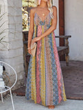 V-Neck Halter Printed Dress ??Chic Summer Essential