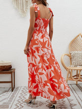 Lace-Up Strapless Halter Dress ??Elegant Backless Summer Midi for Women