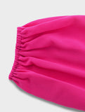 V-Neck Ruffle Pleated Bodycon Dress