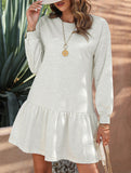 Long-sleeved sweatshirt dress