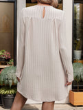 Pleated patchwork dress