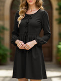 Stylish and comfortable lace-up dress