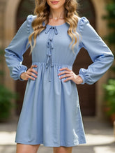 Stylish and comfortable lace-up dress