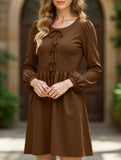 Stylish and comfortable lace-up dress