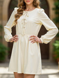 Stylish and comfortable lace-up dress