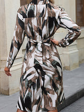 Retro print statement dress