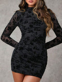 Sexy open back hollow hip-hugging slim dress