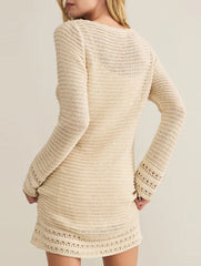 Sunscreen bikini swimsuit cover-up dress