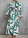 Fashionable singlebreasted longsleeved dress for women_CWDSD11294