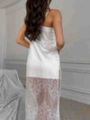 Sexy patchwork lace camisole nightgown for women